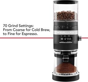 img 2 attached to KitchenAid KCG8433BM Coffee Grinder Black