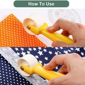 img 1 attached to Quilting Seam Roller - Easy Grip Handle Sewing Tool for Quilting, Sewing, Print, Ink, Wallpaper, Home Decoration (15 x 5 cm)