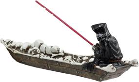 img 1 attached to Ebros Reaper Fishing Incense Figurine