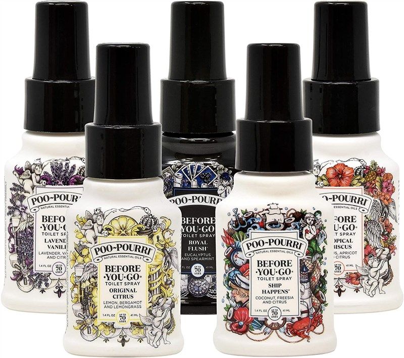 poo pourri set original lavender tropical 로고
