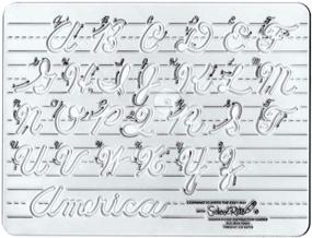 img 1 attached to 📚 Enhance Your Handwriting Skills with Template Cursive Uppercase Letters Numbers