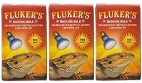 img 2 attached to 🦎 Fluker's Basking Spotlight Bulbs for Reptiles - 100 Watt Pack of 3