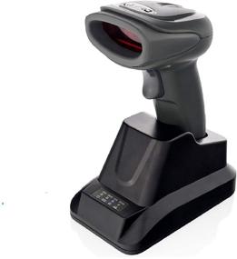 img 4 attached to 📱 LS-PRO 2D QR Wireless Bluetooth Barcode Scanner with USB Cradle Receiver Charging Base – Handheld 1D/2D Data Matrix PDF417 Image Reader, 100 ft Transmission Range, Long-Life 2200mA Battery, 1-Year Warranty