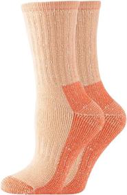 img 2 attached to 🧦 Thick Warm Athletic Crew Wool Socks for Women, Ideal for Autumn/Winter Cold Weather