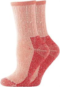 img 3 attached to 🧦 Thick Warm Athletic Crew Wool Socks for Women, Ideal for Autumn/Winter Cold Weather