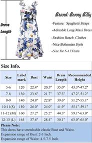 img 2 attached to Bonny Billy Women's Bohemian Beach Maxi Dress with Spaghetti Straps, Casual Style