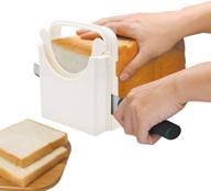 🍞 polarhawk adjustable bread slicer with cutting board - customizable loaf cutter for homemade bread & loaf cakes - 5 thickness settings - ideal for bagels, sandwiches, and toast logo