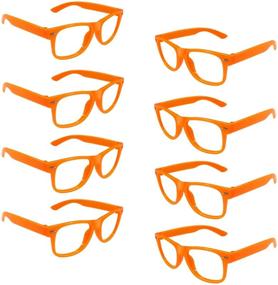 img 4 attached to Colors Supplies Unisex Sunglasses Orange