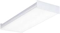 🔆 lithonia lighting fluorescent square 2 lamp, 2ft, multivolt wraparound light, 17w t8 - efficient lighting solution for various settings логотип