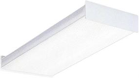 img 3 attached to 🔆 Lithonia Lighting Fluorescent Square 2 Lamp, 2ft, MultiVolt Wraparound Light, 17W T8 - Efficient Lighting Solution for Various Settings