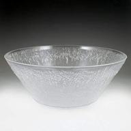 🍲 clear plastic icelandic bowl - 16" x 5 3/4" - buy now! logo