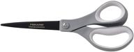 ✂️ fiskars 8-inch non-stick titanium softgrip scissors with 3.1-inch cut length logo