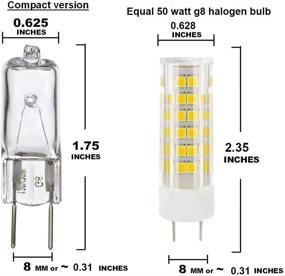 img 3 attached to 💡 6W 110V 130V LED Microwave Replacement Bulbs - Pack of 2