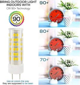 img 2 attached to 💡 6W 110V 130V LED Microwave Replacement Bulbs - Pack of 2