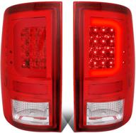 🔴 red lens 3d led tail lights for 2009-2017 dodge ram - dna motoring tl-dram09-led-3d-rd-g2 logo