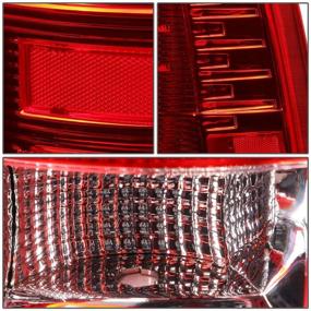 img 1 attached to 🔴 Red Lens 3D LED Tail Lights for 2009-2017 Dodge Ram - DNA Motoring TL-DRAM09-LED-3D-RD-G2