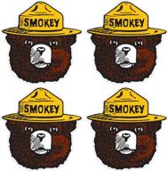 smokey firefighting wildfire sticker decals logo