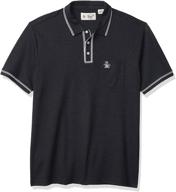 original penguin sleeve sapphire heather logo