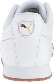 img 2 attached to 👟 PUMA Men's Classic Sneaker in White with Teamgold Accents