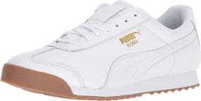 img 4 attached to 👟 PUMA Men's Classic Sneaker in White with Teamgold Accents