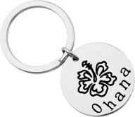 🌺 mysopark ohana hibiscus flower keychain necklace: the hawaiian gift for family and best friends logo