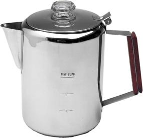 img 4 attached to ☕ Texsport Outdoor Camping Stainless Steel Percolator Coffee Maker - 9 Cup Capacity