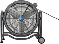 🌪️ impressive performance: iliving ilg8m24-70ec high velocity floor fan, shop 24", grey logo