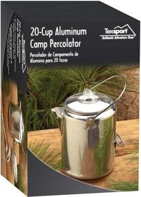 img 1 attached to ☕️ Texsport Aluminum Percolator Coffee Maker - Ideal for Outdoor Camping, 20 Cup Capacity
