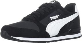 img 4 attached to PUMA Unisex Runner Sneaker Black