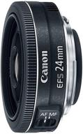 crystalline precision captured: canon ef-s 24mm f/2.8 stm lens unveiled logo