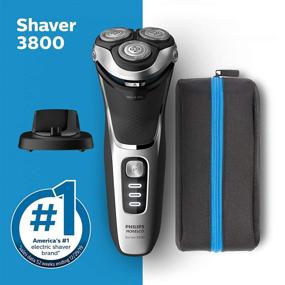 img 3 attached to Philips Norelco S3311/85 Shaver 3800 - Space Gray