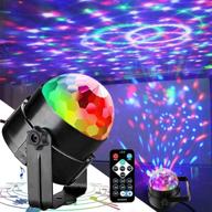 🎉 qingers disco lights party lights: sound activated 7 colors dj stage light for christmas ktv club - romantic decorations логотип