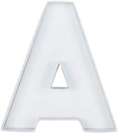 cardboard letter shaped decorative fillable logo