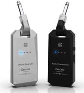 getaria 5.8ghz wireless guitar system: rechargeable audio transmitter & receiver set for electric guitar bass logo