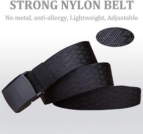 img 3 attached to Highly Functional Men's Accessories: WYuZe Military Tactical Casual Webbing