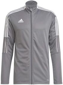 img 1 attached to Review: adidas Men's Tiro 21 Track Jacket - Performance, Style and Comfort Combined