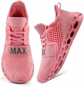 img 4 attached to GSLMOLN Lightweight Breathable Men's Athletic Shoes: Perfect for Running and Athletics