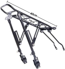 img 1 attached to 🚲 Enhance Your Cycling Experience with the Generies Biking Universal Adjustable Bike High Capacity Cargo Rack