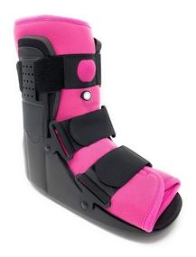 img 2 attached to 👣 SuperiorBraces (Small Size) Low Top, Low Profile Air Pump CAM Medical Orthopedic Walker Boot for Ankle and Foot Injuries with Pink Liner, Women's Shoe Size 6-8, Men's Shoe Size 4.5-7