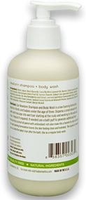 img 3 attached to Baby Mantra 2-in-1 Shampoo and Body Wash - EWG Verified Bath Soap 8oz Pump Bottle for Newborns, Infants, Toddlers & Kids with Sensitive Skin