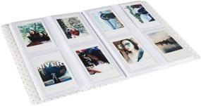 img 1 attached to 📷 CAIUL Compatible 128 Pockets Mini Photo Album: Perfect for Fujifilm Instax Mini & Polaroid Cameras (Smokey White)