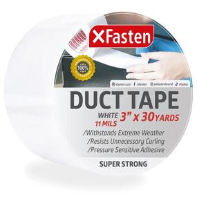 img 4 attached to 🌧️ XFasten Waterproof Duct Tape, White, 3-inch x 30 Yard - Ideal for Outdoor, Indoor, School, and Industrial Applications