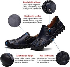 img 2 attached to Premium MAIZUN Men's Leather Loafers: Stylish & Comfortable Driving Shoes