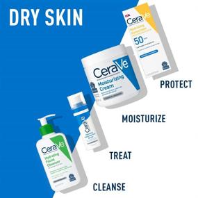 img 2 attached to 🧴 CeraVe Hydrating Facial Cleanser: Non-Foaming Moisturizing Face Wash with Hyaluronic Acid, Ceramides, and Glycerin - 16 fl oz