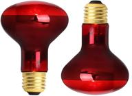 🦎 omaykey 75w red light infrared spot heat lamp bulbs for lizard, snake, chameleon, bearded dragon - ideal for aquarium reptiles & amphibians - pack of 2 logo