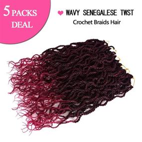 img 3 attached to Senegalese Crochet Braids Synthetic Extensions