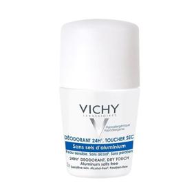 img 2 attached to 🌿 Vichy 24-Hour Aluminum-Free Roll-On Deodorant | Dry-Touch Formula with Clear Residue-Free Finish | Safe for Sensitive Skin | 1.69 oz (Pack of 1)