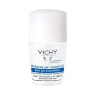 🌿 vichy 24-hour aluminum-free roll-on deodorant | dry-touch formula with clear residue-free finish | safe for sensitive skin | 1.69 oz (pack of 1) logo