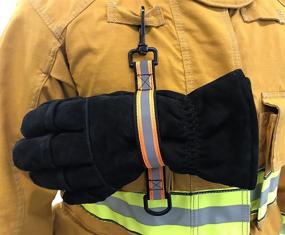 img 4 attached to LINE2Design Firefighter Glove Strap Construction Occupational Health & Safety Products