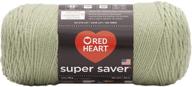 пряжа super saver от red heart, цвет 'морозный' логотип